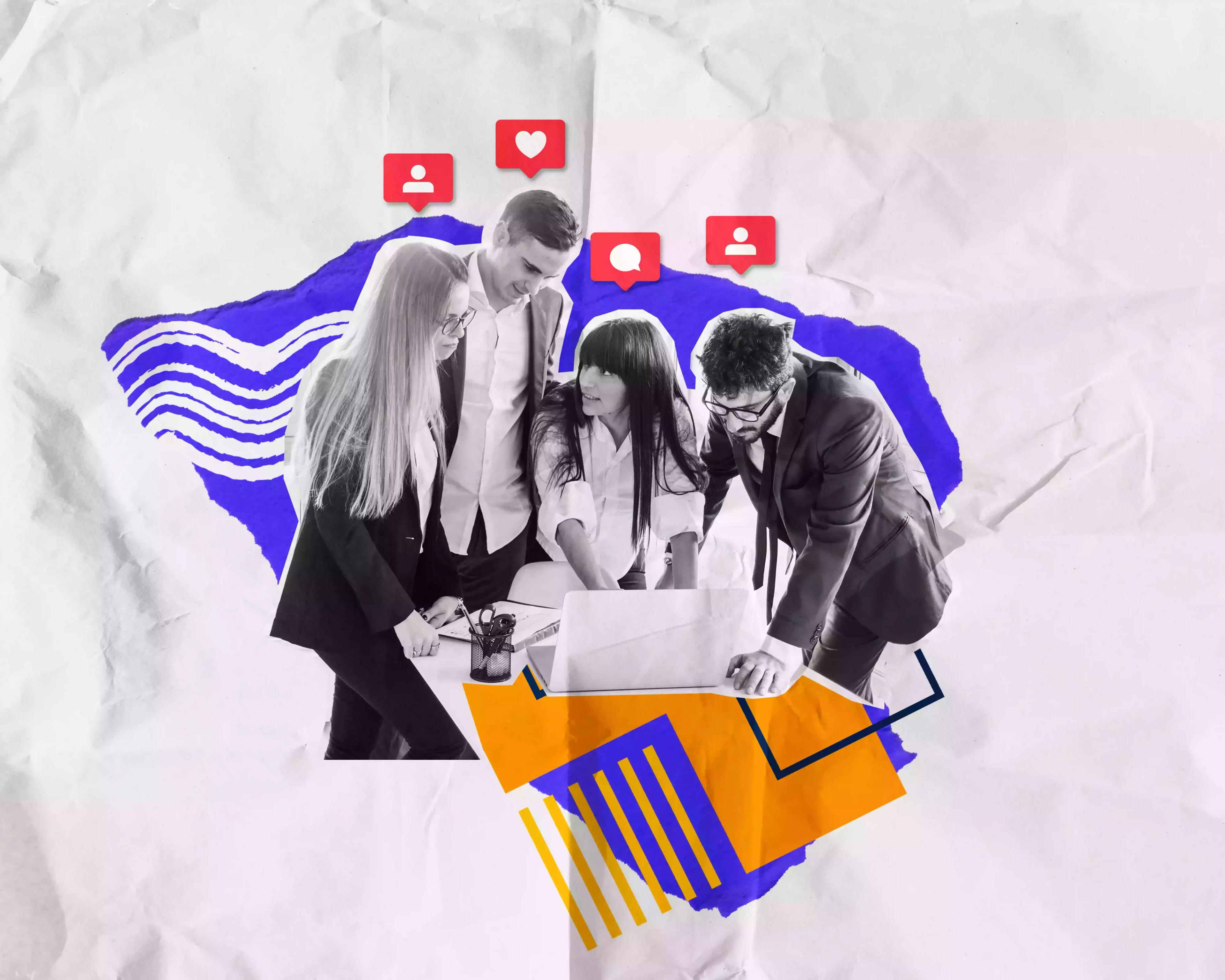 TikTok followers growth visualization - Social media engagement concept