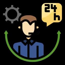 Customer support service icon
